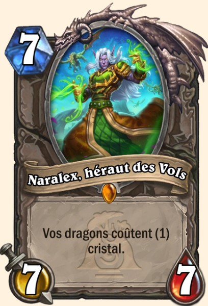 Naralex, heraut des Vols carte Hearhstone