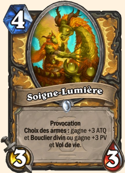 Soigne-Lumiere carte Hearhstone