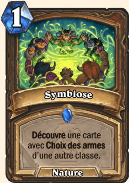 Symbiose carte Hearthstone