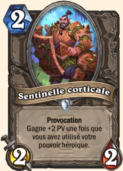 Sentinelle corticale carte Hearthstone