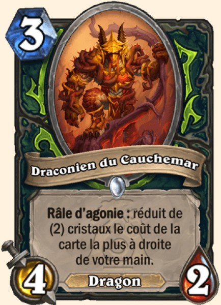 Draconien du Cauchemar carte Hearthstone