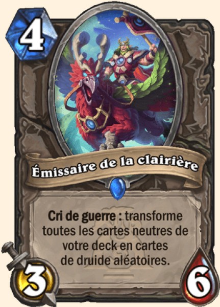 Emissaire de la clairiere carte Hearhstone