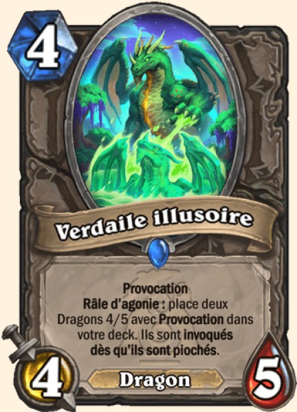 Verdaile illusoire carte Hearthstone