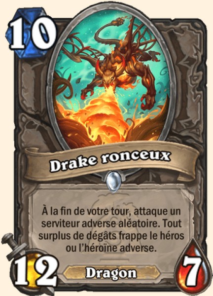 Drake ronceux carte Hearthstone