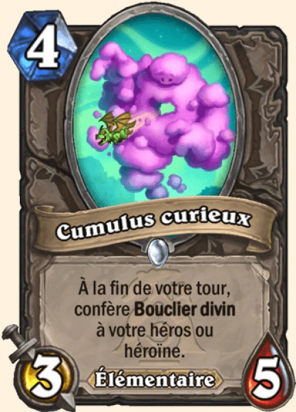 Cumulus curieux carte Hearthstone