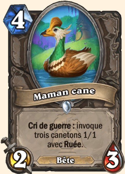 Maman cane carte Hearthstone