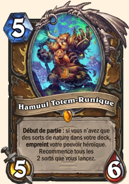 Hamuul Totem-Runique carte Hearhstone