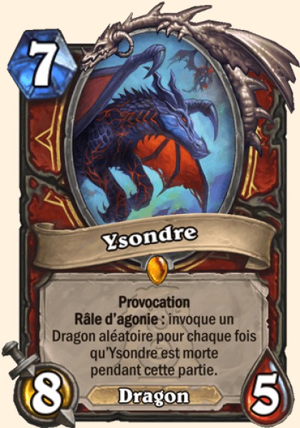 Ysondre carte Hearhstone