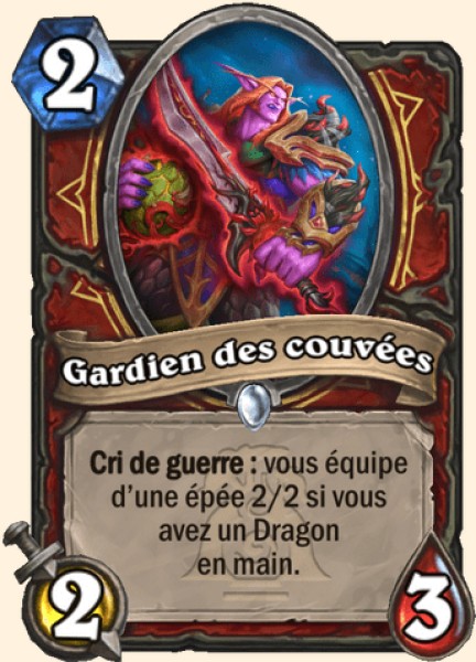 Gardien des couvées carte Hearthstone