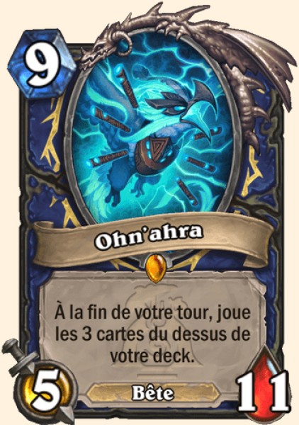 Ohn'ahra carte Hearhstone