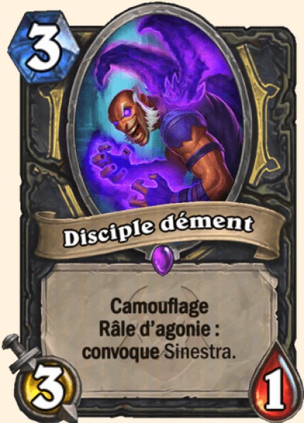 Disciple dement carte Hearhstone