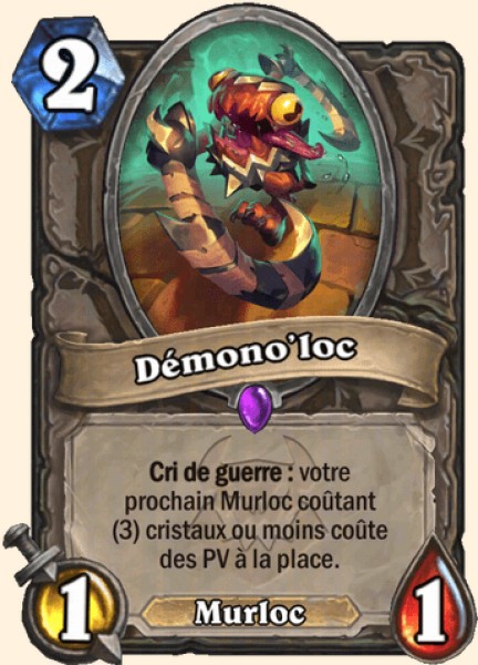 Demono'loc carte Hearhstone