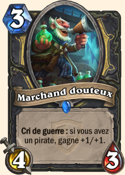 Marchand douteux carte Hearthstone