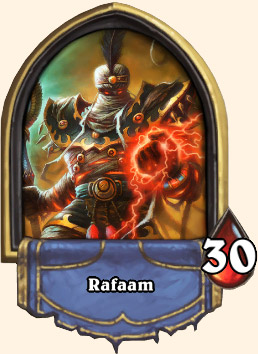 Portrait Rafaam déchaîné Hearthstone