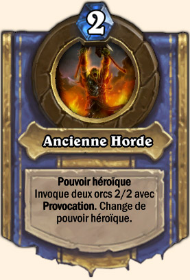 Ancienne Horde - Pouvoir Mont Rochenoire Hearthstone Rend Main-noire