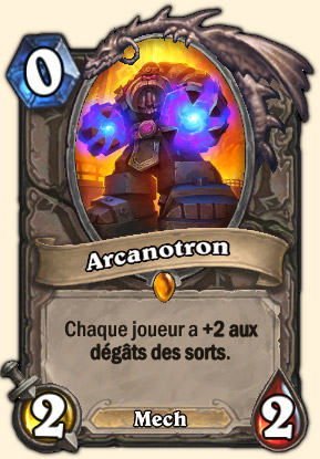 Arcanotron Carte Hearthstone Système de défense Omnitron