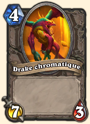 Drake chromatique Carte Hearthstone Tranchetripe l'Indompté 