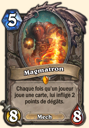 Magmatron Carte Hearthstone Système de défense Omnitron