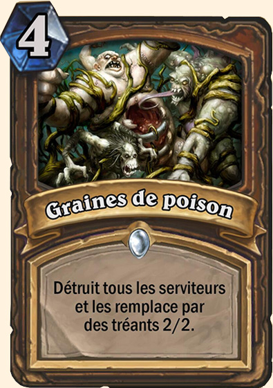 Graines de poison - Carte Hearthstone Naxxramas