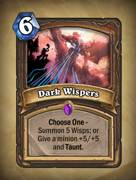 Dark Wispers Hearthstone