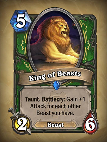 King of Beasts Hearthstone