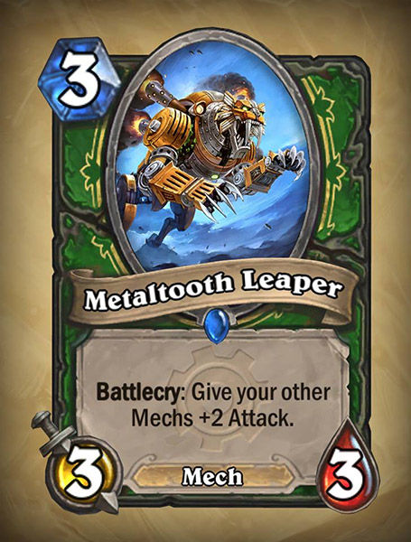 Metaltooth leaper Hearthstone