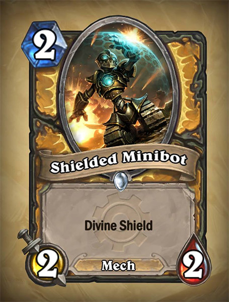 Shielded minibot Hearthstone