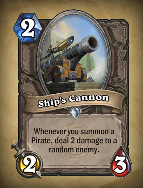 Ships Cannon Hearthstone