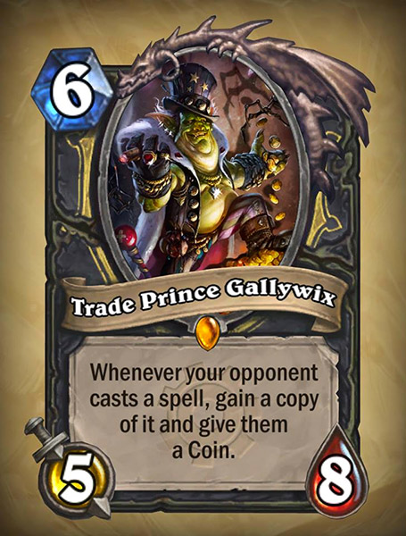 Trade Prince Gallywix Hearthstone