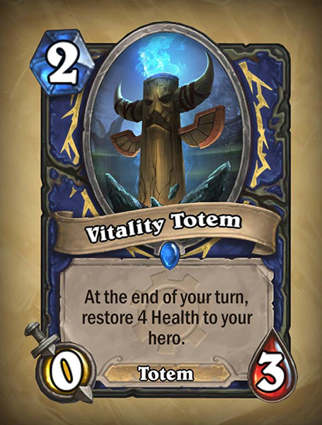 Vitality totem Hearthstone