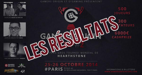 tournoi gamersorigin cup #2 : les resultats