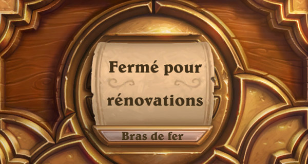 bras de fer : le mode de jeu ferme pour renovations