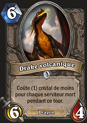 Drake volcanique carte Hearthstone