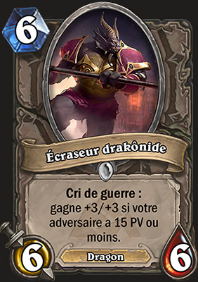 Écraseur Drakonîde carte Hearthstone