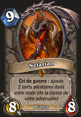 Nefarian carte Hearthstone