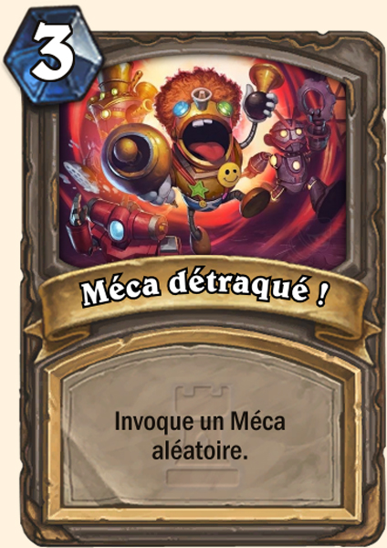 Carte Hearthstone - Méca détraqué - Le conservateur