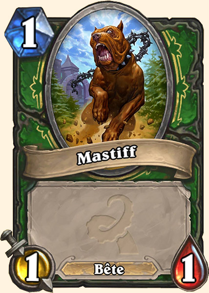 Mastiff carte Hearthstone