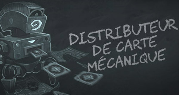 bras de fer : distributeur de carte mecanique standard