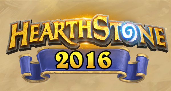 hearthstone : recapitulatif de l'annee 2016