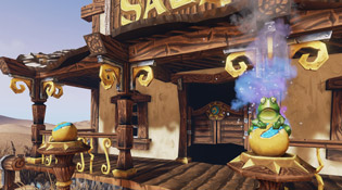 Saloon Hearthstone par Colby Wahl