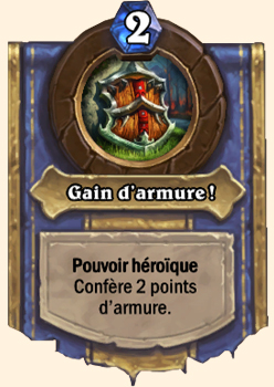 Gain d'armure ! : le pouvoir héroïque du Guerrier dans Hearthstone