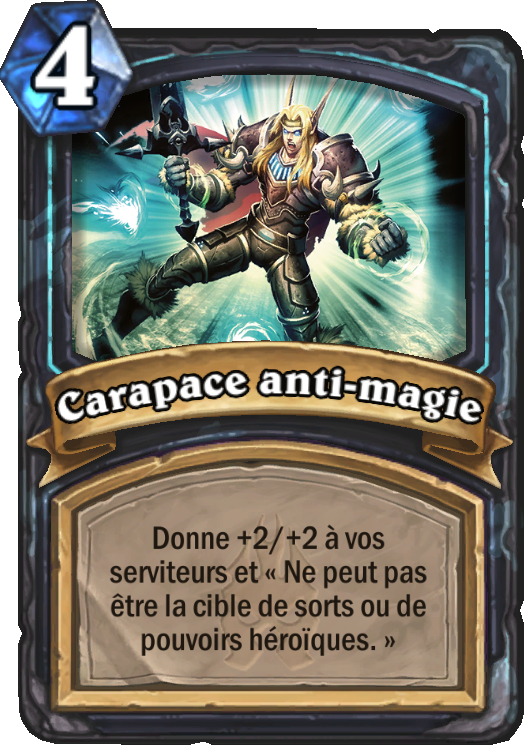 Carte Hearthstone Carapace anti-magie (Chevalier de la mort)