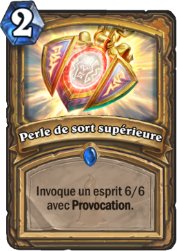 Carte Hearthstone - Perle de sort supérieur