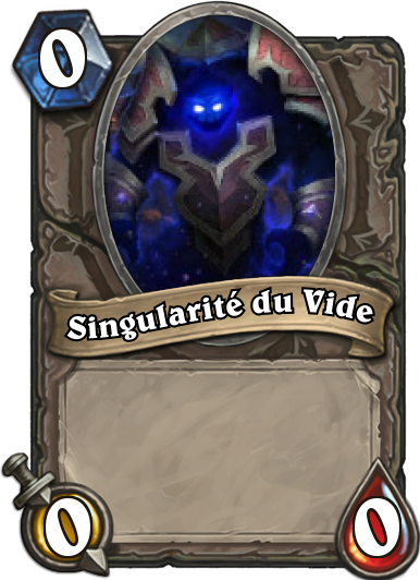 Singularité du vide carte Hearthstone