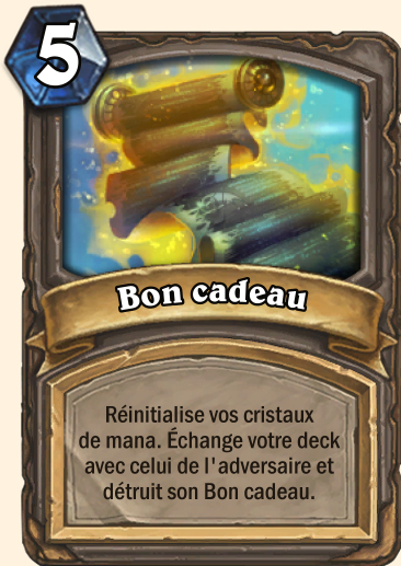 Carte Hearthstone - Bon cadeau