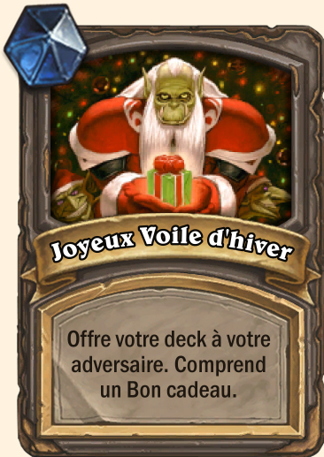 Carte Hearthstone - Joyeux Voile d'hiver