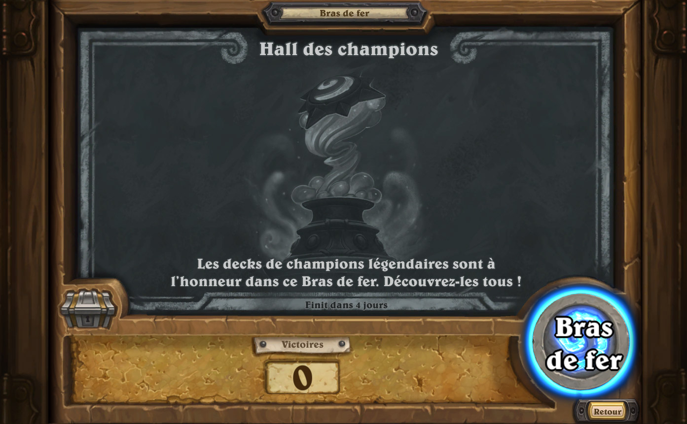 Bras de fer hebdomadaire : le Hall des champions