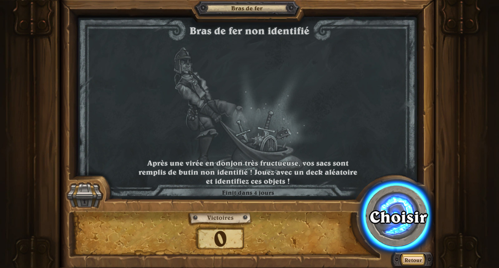 Bras de fer non identifié - Hearthstone