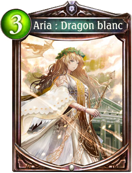 Aria Dragon blanc carte Shadowverse