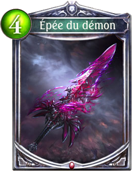 Épée du démon  carte Shadowverse